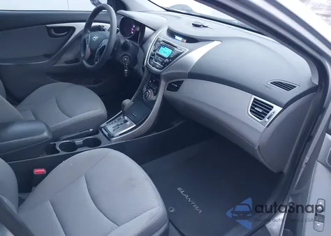 2013 Hyundai Elantra Gls из США, поврежденный, VIN 5NPDH4AE3DH280016